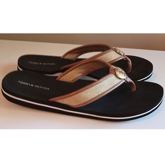 Tommy Hilfiger Flip Flops Size 10 - Picture 3 of 7